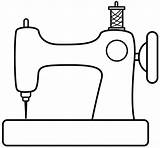 Dibujo De Máquina coser Para Colorear  Dibujos sketch template