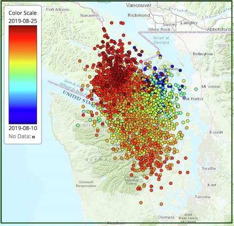 Over 4,100 earthquakes strike west of Puget Sound, but you can't feel ...