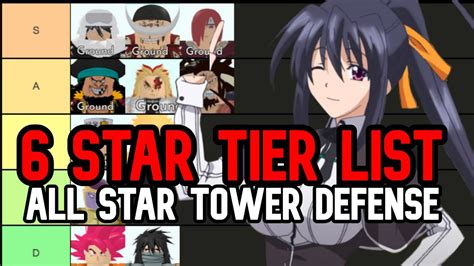 All Star Tower Defense 6 Star Tier List! WHO IS THE BEST 6 STAR IN ASTD? - YouTube