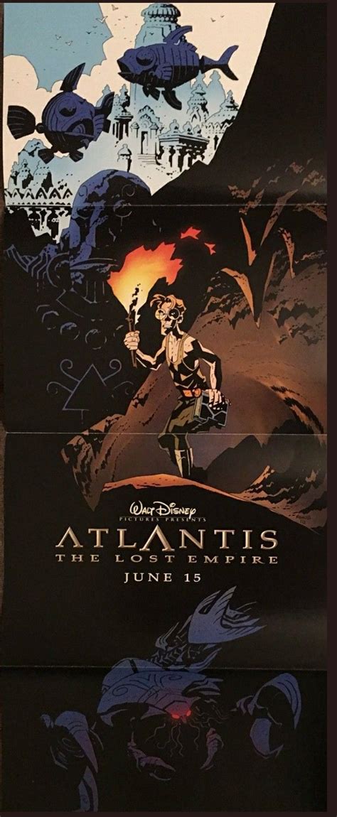 Promo poster for Disney's Atlantis: The Lost Empire by Mike Mignola : r/comicbooks