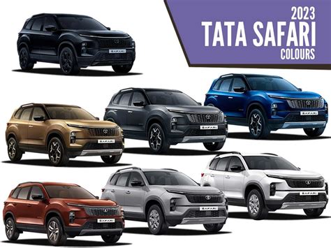 2023 Tata Safari – All Color Options – Images | AUTOBICS