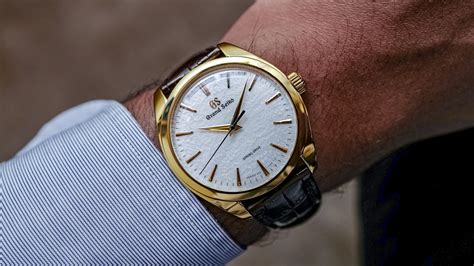 Grand Seiko Elegance Spring Drive 20th Anniversary Watches Hands-On | aBlogtoWatch