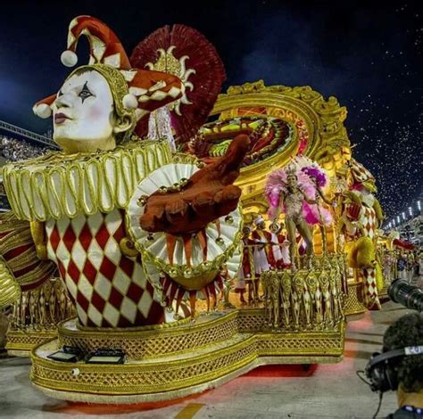 Colorful Mardi Gras Float in Brazil