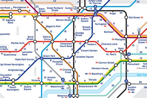 London's 'walk the Tube' map reveals the real distance between stations | The Verge