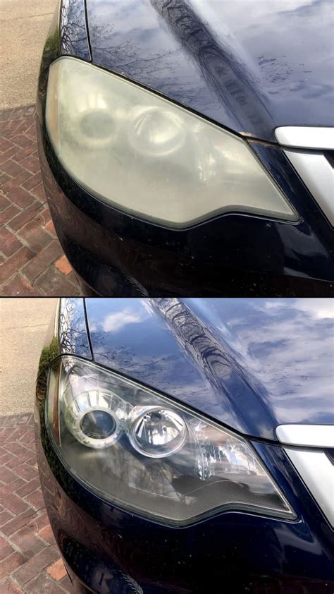 Headlight Restoration Dallas Before and After Examples - Awesome Headlights