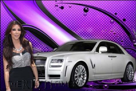 Kim Kardashian goes bling bling on her Rolls Royce | The Rich Times