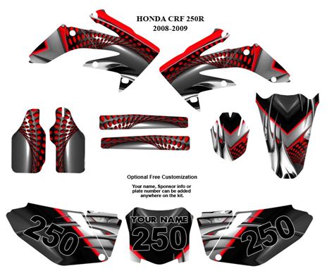 2008 Honda crf250r graphic kits