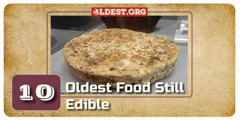 Oldest Food Lists - Oldest.org