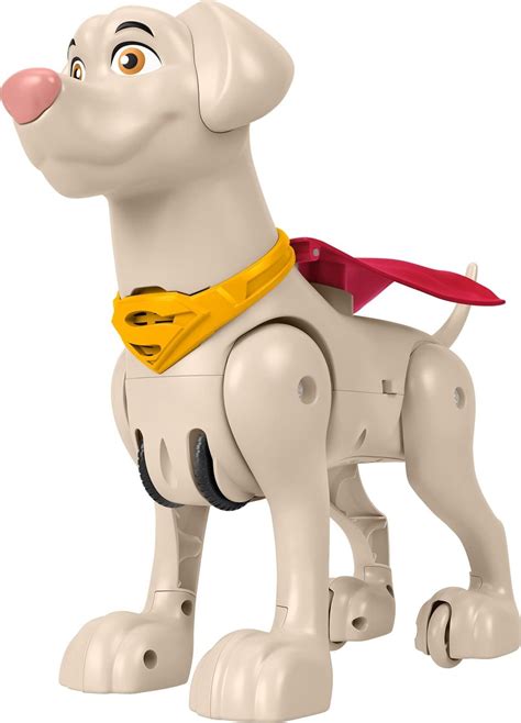 Buy Fisher-Price DC League of Super-Pets Krypto Toy, 14 inches long, Authentic Movie Figure with ...