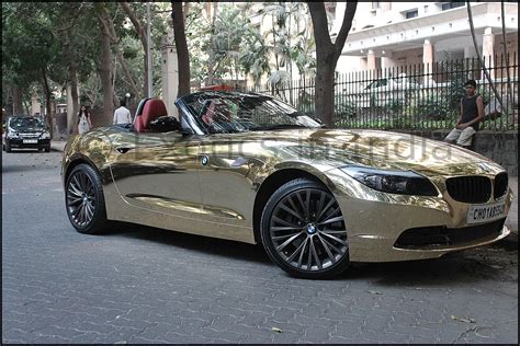 Exotics In India: Midas touch or the golden egg? D.A.D’s new Gold Chrome BMW Z4