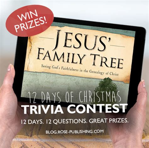 12 Days of Christmas Trivia Contest! – Day #1 | Rose Publishing Blog