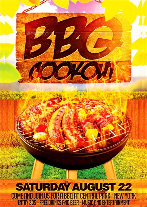 FREE 19+ Fabulous Cookout Flyer Templates in MS Word | PSD | Vector EPS ...