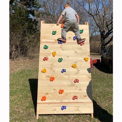 How to Build a Kids Climbing Wall | Diy climbing wall, Kids rock climbing, Climbing wall kids