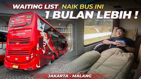 TERMAHAL TAPI PALING LARIS ‼️ Naik First Class Juragan 99 Double Decker Bekasi - Malang - YouTube