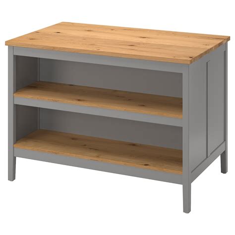 TORNVIKEN Kitchen island, gray, oak. IKEA® Canada - IKEA