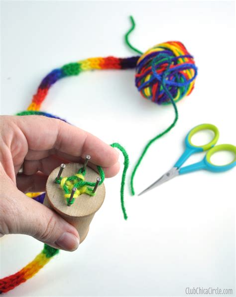 DIY Knitting Spool | AllFreeKidsCrafts.com