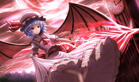 Anime Touhou Remilia Scarlet Wallpaper | Anime, Wallpaper, Scarlet