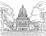 California State Capitol coloring page  ColouringPages sketch template