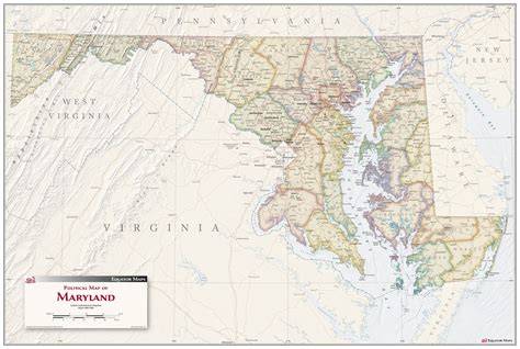 Maryland Antique Map | Maps.com.com