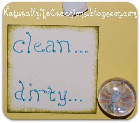 Naturally Me Creations: Dishwasher Sign - Clean or Dirty