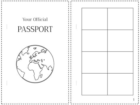 Printable Passport for Kids- Pretend Travel Adventure Kit - Pretty Printables - Download, Print ...