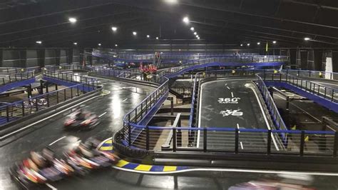 Buckle up: World’s largest indoor go-kart track opens | Go kart tracks, Go kart, Karting