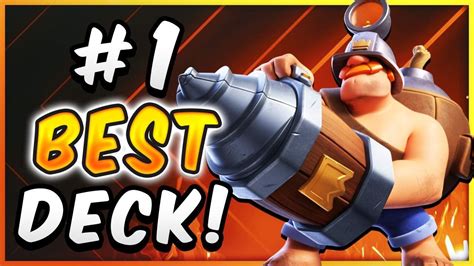 BEST MIGHTY MINER DECK in CLASH ROYALE! 🏆 - YouTube