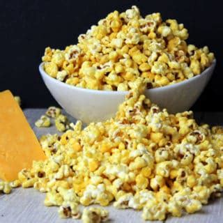 Homemade Cheddar Cheese Popcorn Recipe