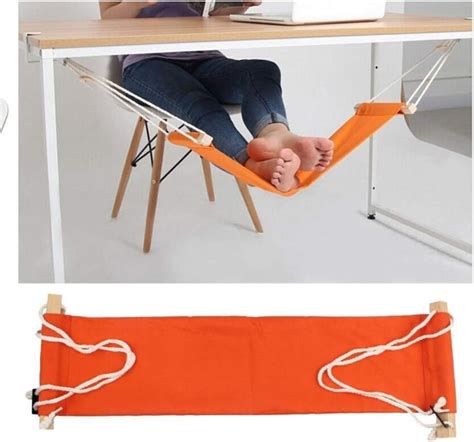 Foot Hammock Under Desk - Portable Adjustable Office Feet Rest Hammock ...