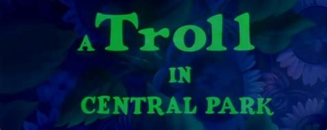 A Troll in Central Park - Cast Images | Behind The Voice Actors