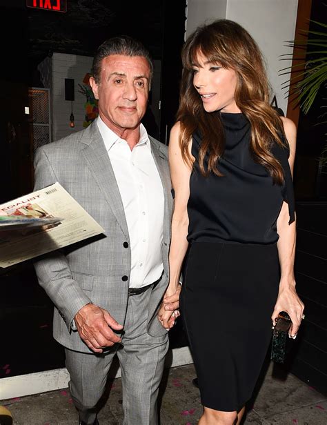 JENNIFER FLAVIN and Sylvester Stallone Leaves Mama Shelters Restaurant ...