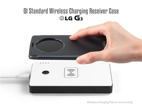 QI Standard Wireless Charging Receiver Case for LG G3