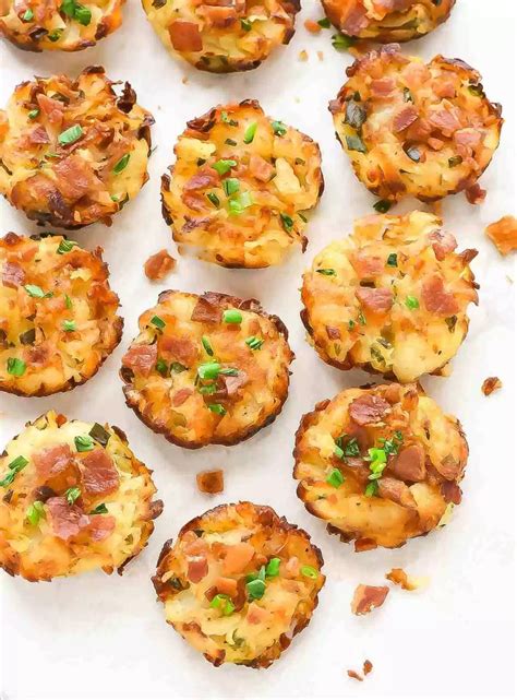 Serve these delicious homemade, healthy Tater Tots with cheese and ...