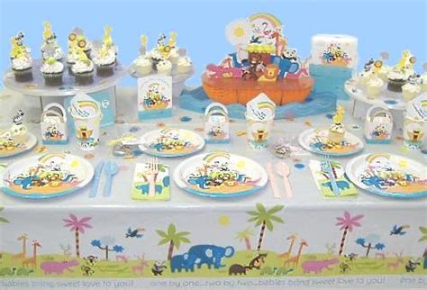 Noah's Ark Baby Shower Collection - Party essentials include luncheon ...