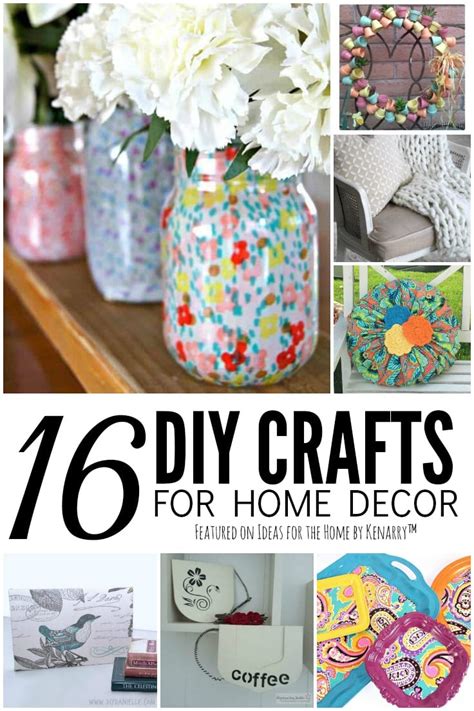 16 DIY Crafts For Home Decor - Refresh Your Home in Minutes