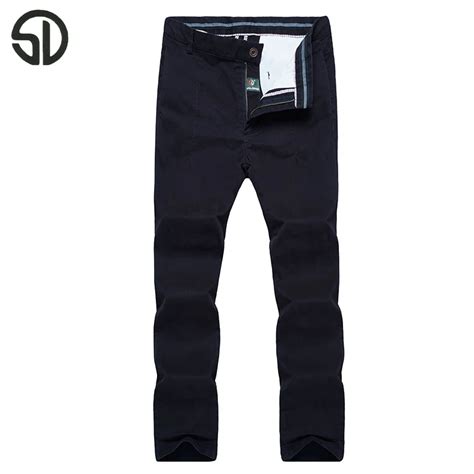 Man's Straight Business Casual Pants High Quality Design Spring Autumn Elegant Male Leisure Long ...