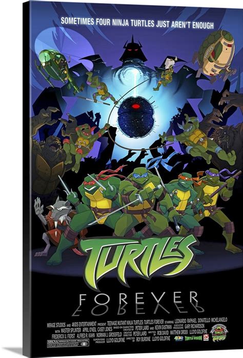 Teenage Mutant Ninja Turtles: Turtles Forever - TV Poster Wall Art ...