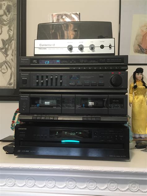 My humble set-up. Has Panasonic speakers too. : r/vintageaudio