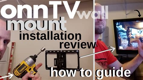 Onn Tv Mount Instructions