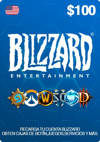 Blizzard Battle.net - Gift Card $100 - Tienda online con envíos a domicilio