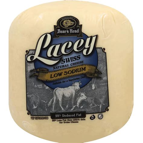 Boar's Head Lacey Swiss Cheese - Shop Cheese at H-E-B