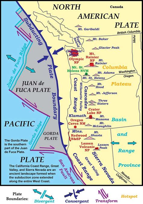 Cascadia Subduction Zone - National Parks Gallery - PICRYL - Public Domain Media Search Engine ...