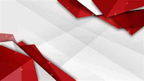 Premium Vector | Red and white modern abstract polygonal background