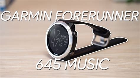 Garmin Forerunner 645 Music Review - YouTube