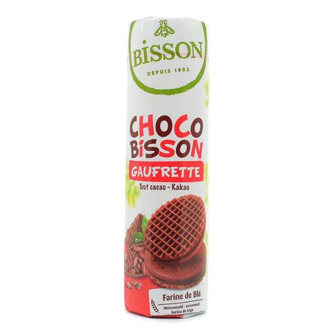 Livraison à domicile Bisson Choco gaufrette cacao bio, 240g