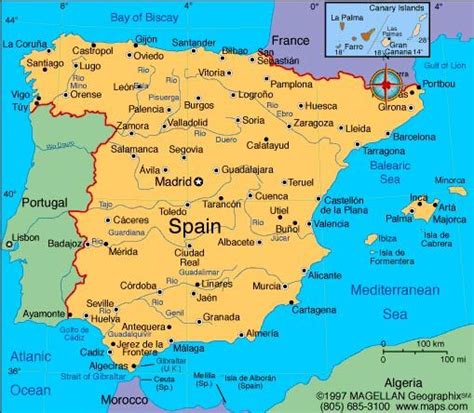 España y Portugal | Map of spain, Spain vacation, Spain travel