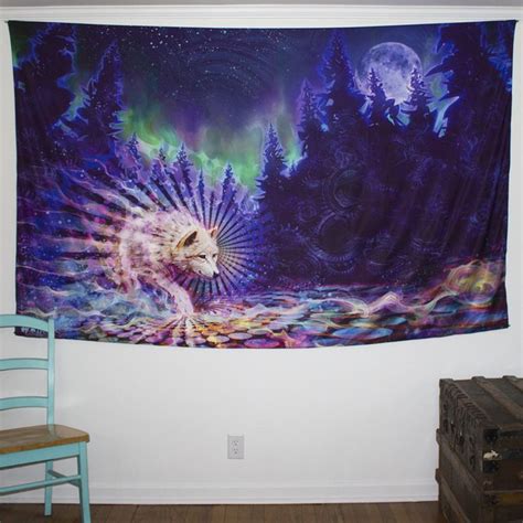 Spirit Wolf | Trippy tapestry, Hanging photos, Tapestry