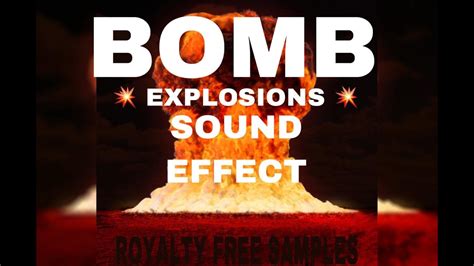 Bomb Explosion Sound Effect / Sound Of Bomb Explosion / Best Bomb ...