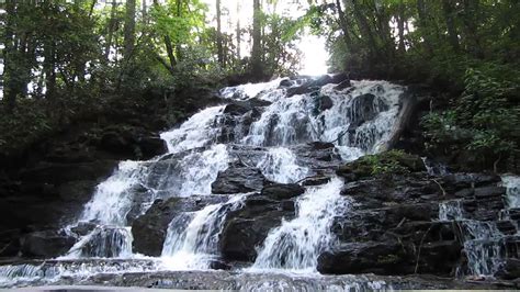 vogel state park waterfall - YouTube