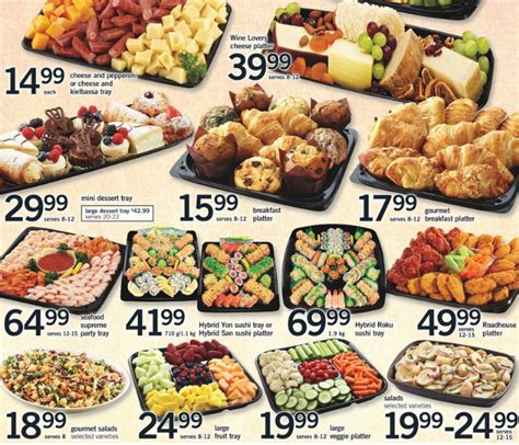 Costco catering 2023 party platters menu with prices – Artofit